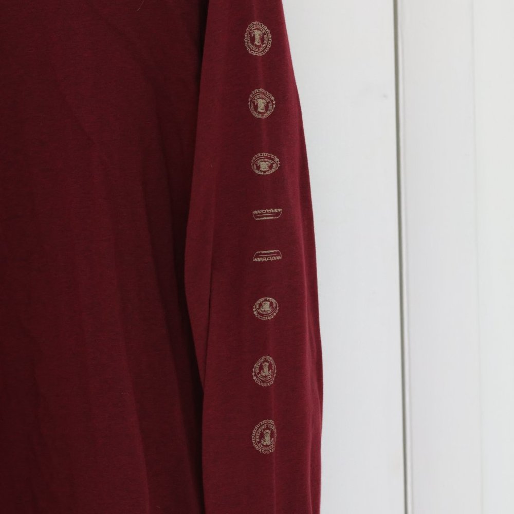 Men's Long Sleeve Lagunitas Burgundy Shirt - Picture 5 of 5